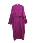 UNFIL (アンフィル) シルク＆コットン ツイル シャツ ドレス パープル サイズ:1：6800円