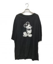 TAKAHIROMIYASHITA TheSoloIst. (タカヒロミヤシタ ザソロイスト) DISNEY (ディズニー) oversized Mickey Mouse crewneck S/S tee ブラック サイズ:46