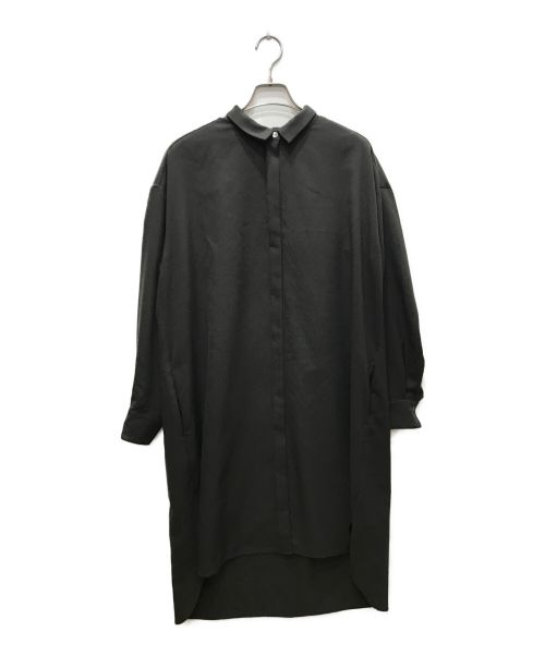 Midi-Umi（ミディウミ）Midi-Umi (ミディウミ) シャツワンピース グレー サイズ:表記なしの古着・服飾アイテム