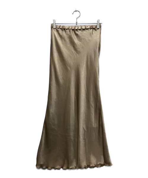 SLOBE IENA（スローブ イエナ）SLOBE IENA (スローブ イエナ) Glare Stainスカート ベージュ サイズ:38 未使用品の古着・服飾アイテム