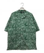 THE NORTH FACEザ ノース フェイス）の古着「ショートスリーブアロハベントシャツ S/S Aloha Vent Shirt」｜グリーン