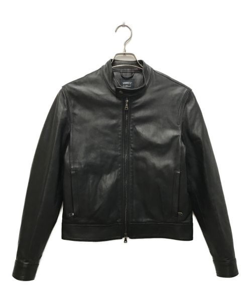 EMMETI（エンメティ）EMMETI (エンメティ) JURI ラムスキンシングルライダースジャケット ブラック サイズ:44の古着・服飾アイテム