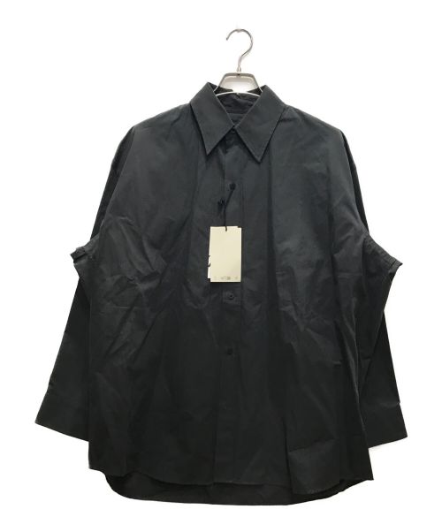 ZARA（ザラ）ZARA (ザラ) STUDIO NICHOLSON (スタジオニコルソン) コットン シャツジャケット グレー サイズ:Mの古着・服飾アイテム