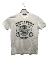 DSQUARED2 (ディースクエアード) プリントTシャツ ホワイト サイズ:XS