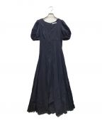 MARIHAマリハ）の古着「月花のドレス フレアワンピース」｜ネイビー