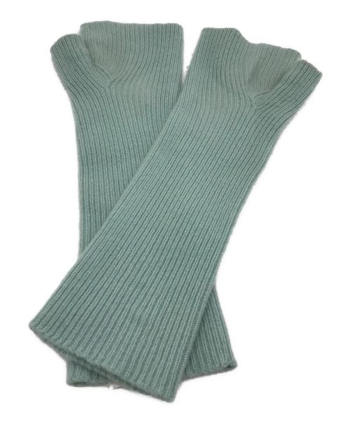 MYLAN（マイラン）MYLAN (マイラン) Cashmere Knit Fingerless Gloves ミントの古着・服飾アイテム