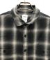 中古・古着 RHC Ron Herman (アールエイチシーロンハーマン) check shirt jacket ブラック サイズ:L：10000円