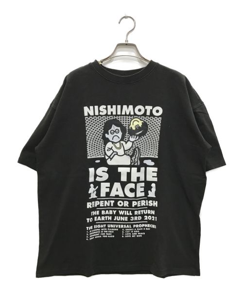 NISHIMOTO IS THE MOUTH（ニシモトイズザマウス）NISHIMOTO IS THE MOUTH (ニシモトイズザマウス) FACE Collaboration S/S TEE グレー サイズ:Mの古着・服飾アイテム