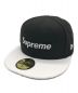 Supreme（シュプリーム）の古着「2トーンボックスロゴキャップ/2-Tone Box Logo」｜ブラック×ホワイト