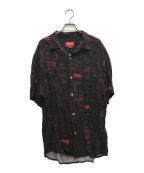 SUPREMEシュプリーム）の古着「レシートレーヨンS/Sシャツ Receipts Rayon S/S Shirt」｜ブラック