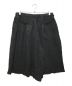 BLACK Scandal Yohji Yamamoto (ブラックスキャンダルヨウジヤマモト) tuck Half Pants ブラック サイズ:2：13000円