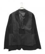 MIHARA YASUHIROミハラヤスヒロ）の古着「レイヤードデザインジャケット」｜ブラック
