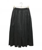 MUSE de Deuxieme Classeミューズ ドゥーズィエム クラス）の古着「Cotton Dramatic Gather スカート」｜ブラック