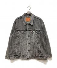 LEVI'S (リーバイス) RELAXED FIT DENIM TRACKER JACKET/リラックスド フィット デニム トラッカー ジャケット ブラック サイズ:XL