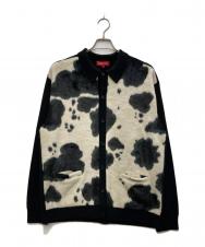 SUPREME (シュプリーム) Cow Print Cardigan/カウプリント カーディガン ブラック サイズ:ＸＬ