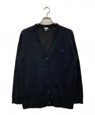 LOEWE (ロエベ) アナグラム刺繍ウールカーディガン ブラック サイズ:Ｍ