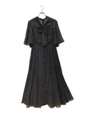 CELFORD (セルフォード) バリエーションプリーツワンピース ブラック サイズ:36