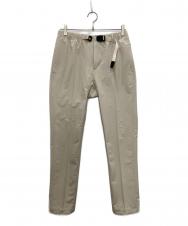 GRAMICCI (グラミチ) ESTNATION (エストネーション) ストレッチセンタープレスパンツ ベージュ サイズ:Ｍ