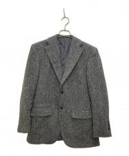 ATELIER MADE (アトリエメイド) Harris Tweed (ハリスツイード) ツイードテーラードジャケット グレー サイズ:A5