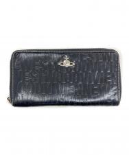 Vivienne Westwood (ヴィヴィアンウエストウッド) オーブエンボス長財布 ブラック