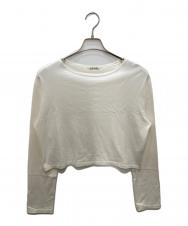 AURALEE (オーラリー) PIMA COTTON JERSEY BOAT NECK P/O ホワイト サイズ:2