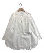 IRENE（アイレネ）の古着「Hooded Shirts」｜ホワイト