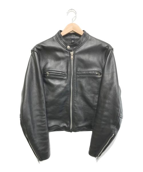 VANSON（バンソン）VANSON (バンソン) シングルライダースジャケット ブラック サイズ:40の古着・服飾アイテム