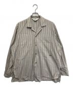 SUNSEA（サンシー）の古着「34 STRIPE GIGOLO Shirt」｜ベージュ