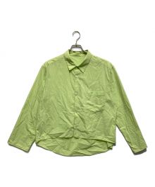 URU（ウル）の古着「PAPER CLOTH SHIRT」｜グリーン