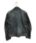 BURBERRY BLACK LABEL (バーバリーブラックレーベル) デニムライダースジャケット インディゴ サイズ:SIZE M：12800円