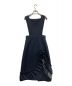 MIU MIU (ミュウミュウ) バージンウールフリルジャンパースカート ネイビー サイズ:SIZE 40：34800円