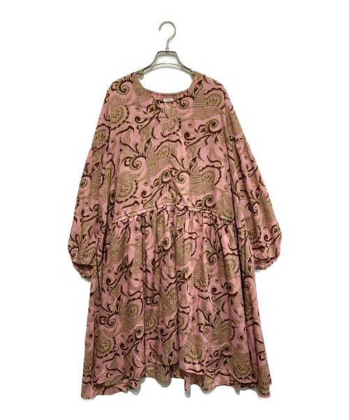 IENA（イエナ）IENA (イエナ) ボイルフラワーミニワンピース ピンク サイズ:SIZE 38の古着・服飾アイテム