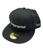 SUPREME×NEWERA（）の古着「Sim Metallic Box Logo Cap」｜ブラック