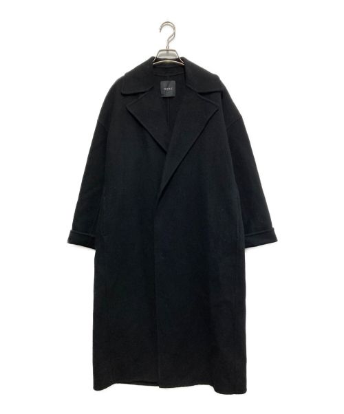 N.O.R.C（ノーク）N.O.R.C (ノーク) ウールリバービッグカラーコート ブラック サイズ:SIZE 1の古着・服飾アイテム
