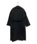 N.O.R.C (ノーク) ウールリバービッグカラーコート ブラック サイズ:SIZE 1：15800円