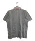 BURBERRY (バーバリー) モノグラムストライププリントポロシャツ グレー サイズ:SIZE L：19800円