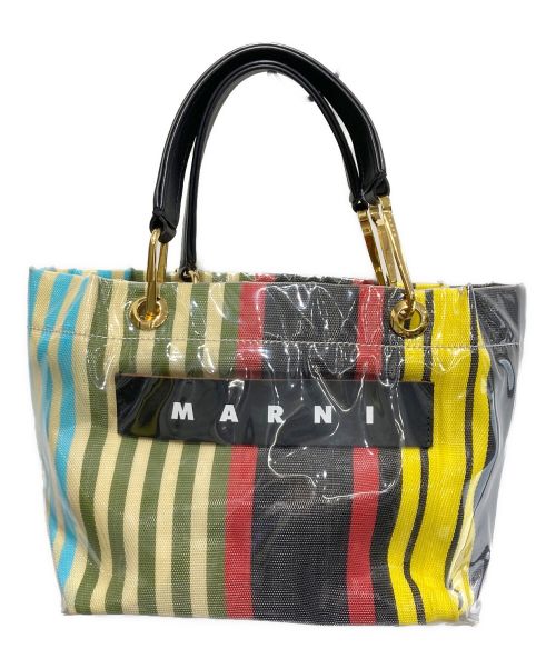 MARNI（マルニ）MARNI (マルニ) GLOSSY GRIP ハンドバッグ マルチカラーの古着・服飾アイテム