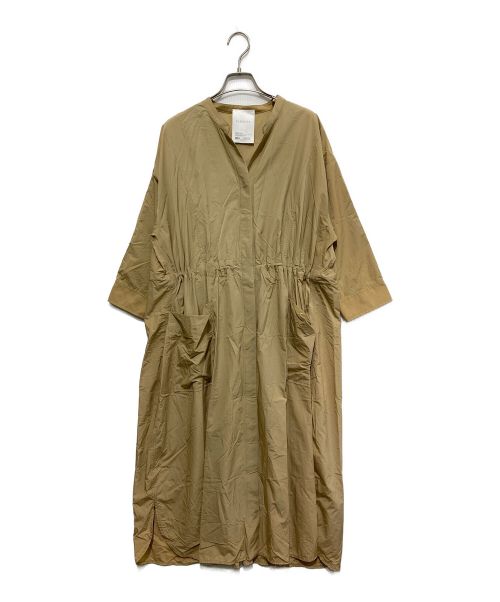ELENDEEK（エレンディーク）ELENDEEK (エレンディーク) ナイロンワンピシャツコート ベージュ サイズ:SIZE FREEの古着・服飾アイテム