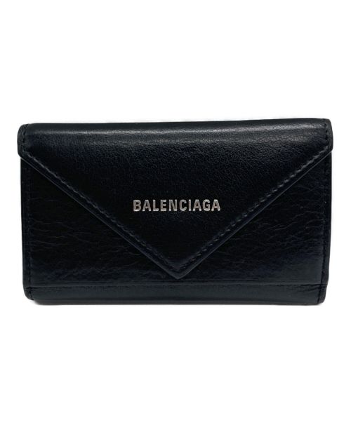 BALENCIAGA（バレンシアガ）BALENCIAGA (バレンシアガ) ペーパー 6連キーケース ブラックの古着・服飾アイテム