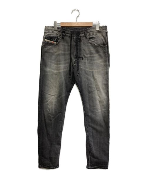 DIESEL（ディーゼル）DIESEL (ディーゼル) デニムライクスウェットパンツ ブラック サイズ:SIZE 81cm (W32)の古着・服飾アイテム