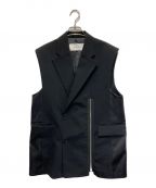 LE CIEL BLEUルシェルブルー）の古着「Oversized Tailored Vest」｜ブラック