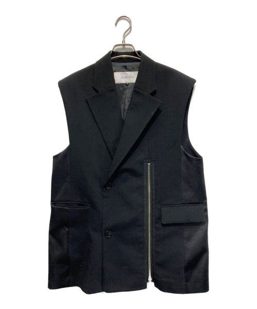LE CIEL BLEU（ルシェルブルー）LE CIEL BLEU (ルシェルブルー) Oversized Tailored Vest ブラック サイズ:SIZE 36の古着・服飾アイテム