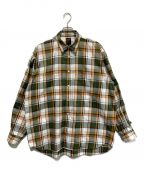 DAIWA PIER39ダイワ ピア39）の古着「テックワークシャツ」｜グリーン×ベージュ