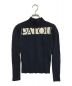 patou（パトゥ）の古着「Patou logo jumper in cashmere and wool」｜ネイビー