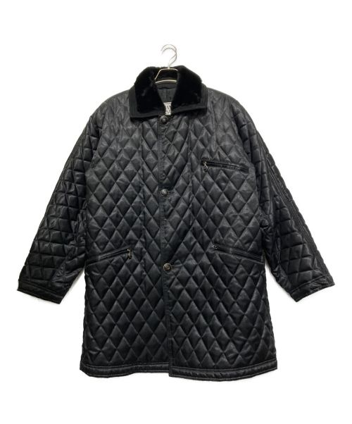 GIANNI VERSACE（ジャンニヴェルサーチ）GIANNI VERSACE (ジャンニヴェルサーチ) キルティングコート ブラック サイズ:48の古着・服飾アイテム