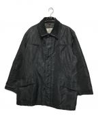 GIANNI VERSACEジャンニヴェルサーチ）の古着「二枚襟レイヤードデザインコート」｜ブラック