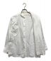 UNFIL (アンフィル) ウォッシュドコットンツイルバンドカラーシャツ ホワイト サイズ:SIZE 3：4800円