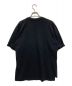 FENDI (フェンディ) フロントファーFFロゴ入りTシャツ ブラック サイズ:SIZE M：19800円