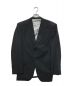 ERMENEGILDO ZEGNA (エルメネジルド・ゼニア) ダブルラペルデザインスーツ ブラック サイズ:SIZE S：12800円