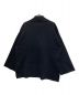 MAISON SPECIAL (メゾンスペシャル) ダブルフェイスハーフジッププライムオーバーニットポロシャツ ブラック サイズ:SIZE 1 未使用品：8800円